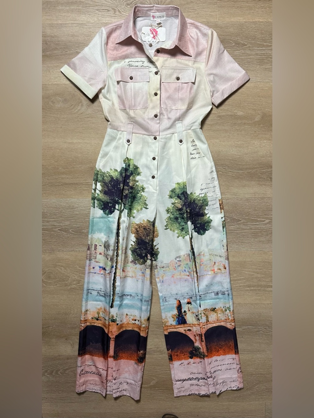 Button Down Jumpsuit by L'atiste